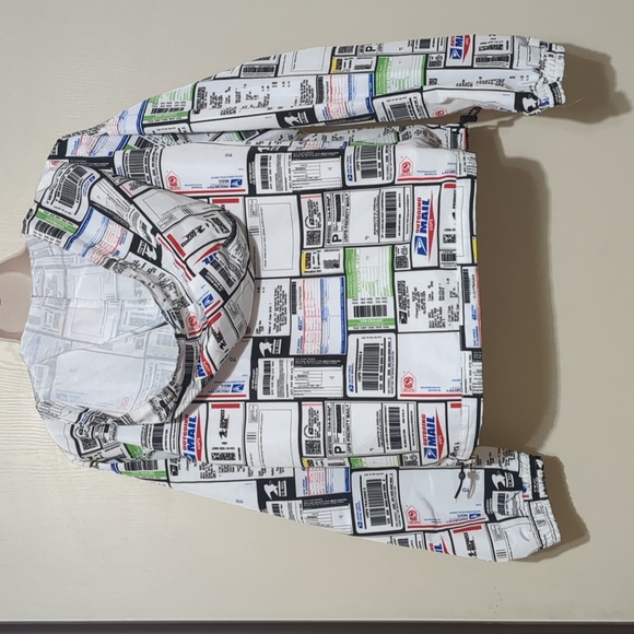 Forever 21 USPS Label EXPRESS MAIL Hooded  1/4 zipp Women's S - Picture 4 of 10